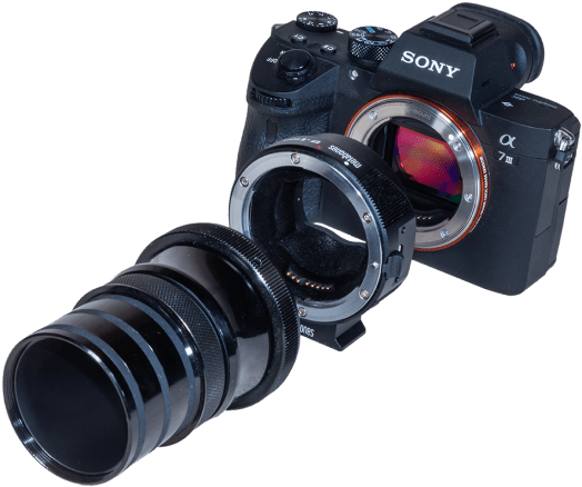 Sony a7III with Telescope Adapter