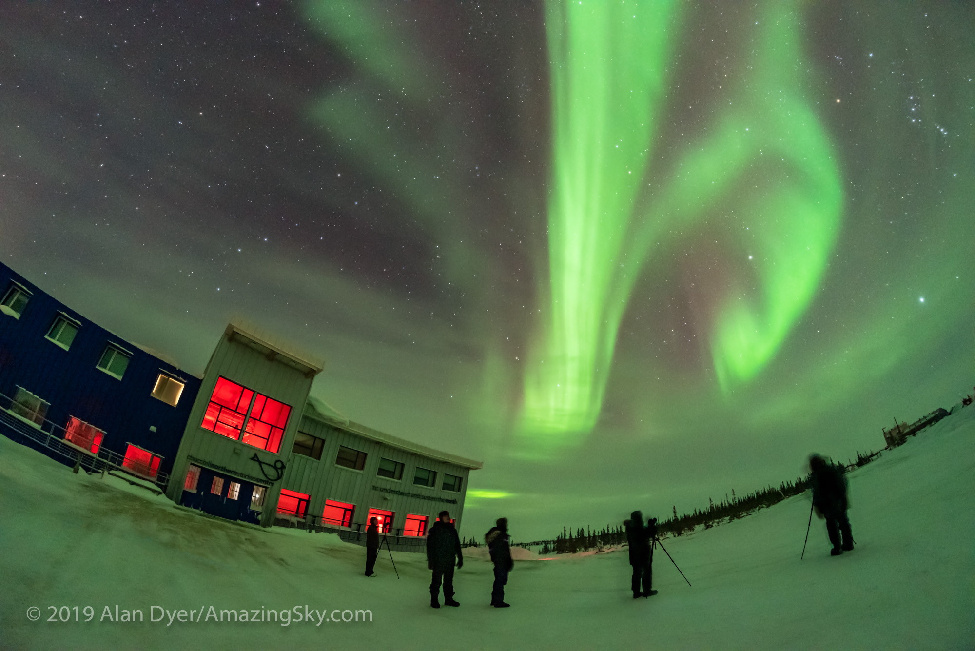 Aurora Group at Churchill Northern Studies Centre (Jan 31, 2019)