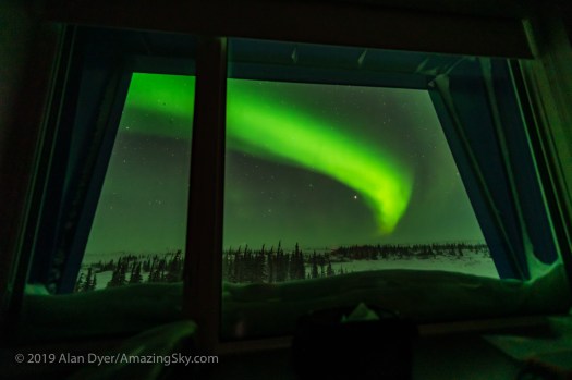 Aurora Thru the Dorm Room Window
