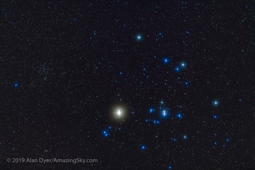 The Hyades Star Cluster with NGC 1647 in Taurus