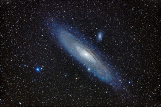 M31 with Orion 80mm Apo and Celestron AVX Mount (Multiple Exposu