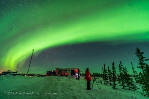 Photographer Shooting the Northern Lights #2 (Feb 8, 2019)