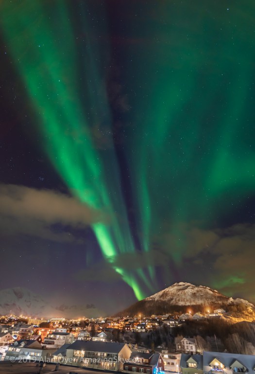 Aurora over Skjervøy, Norway