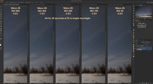 Comparison-ISO Invariancy in Moonlight