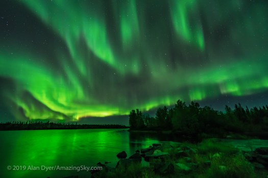 Sky-Filling Aurora at Tibbitt Lake