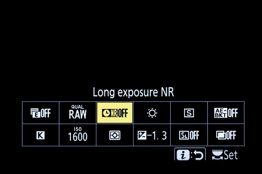 Z6 Menu - Quick Menu