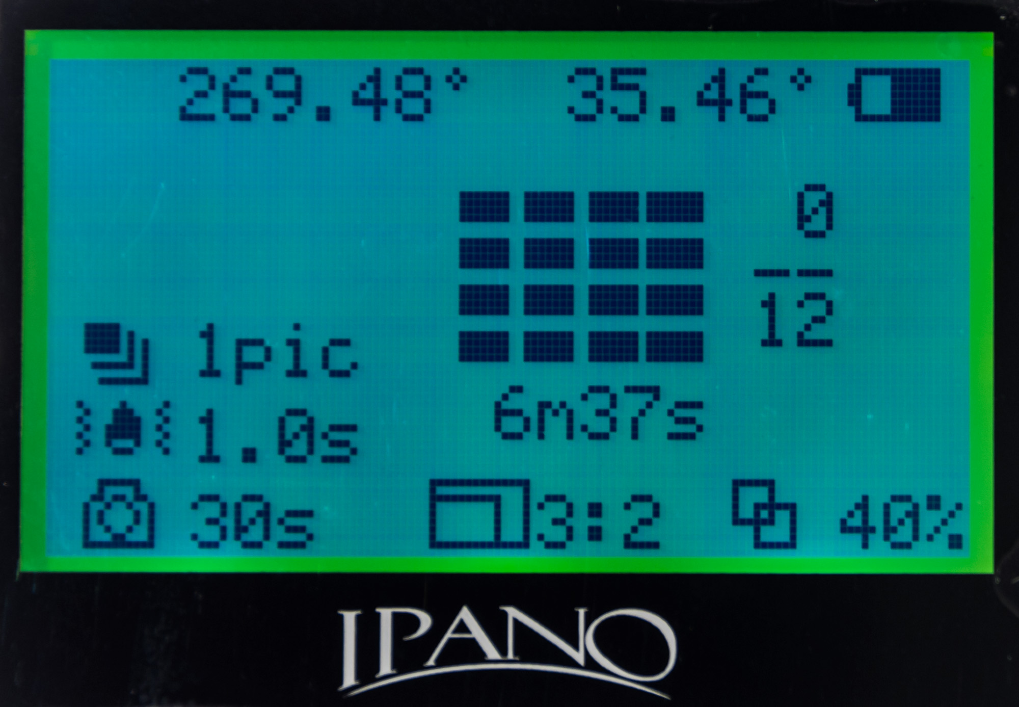 5B-iPano Screen-Shooting Info