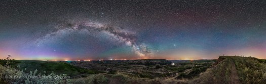 Milky Way over Dry Island Buffalo Jump