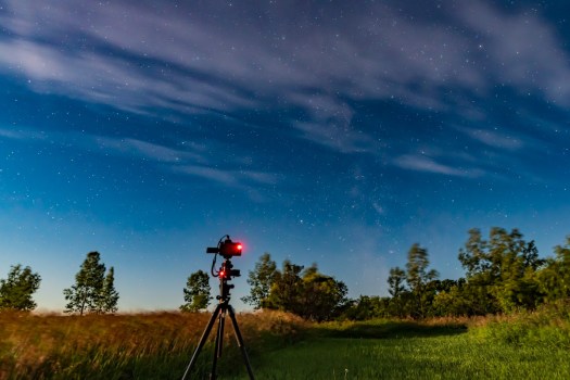 MSM Tracker Taking Time-Lapse in Moonlight