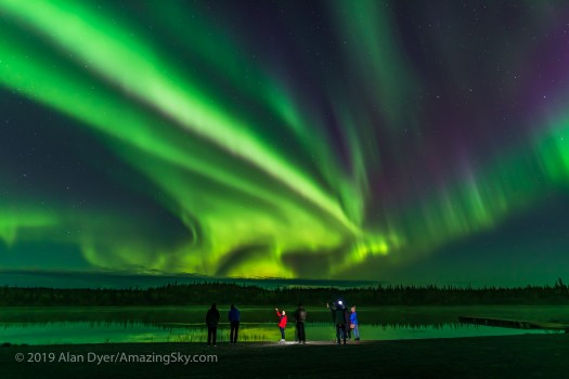 Aurora Tourists at Prosperous Lake (Sept 5-6, 2019)