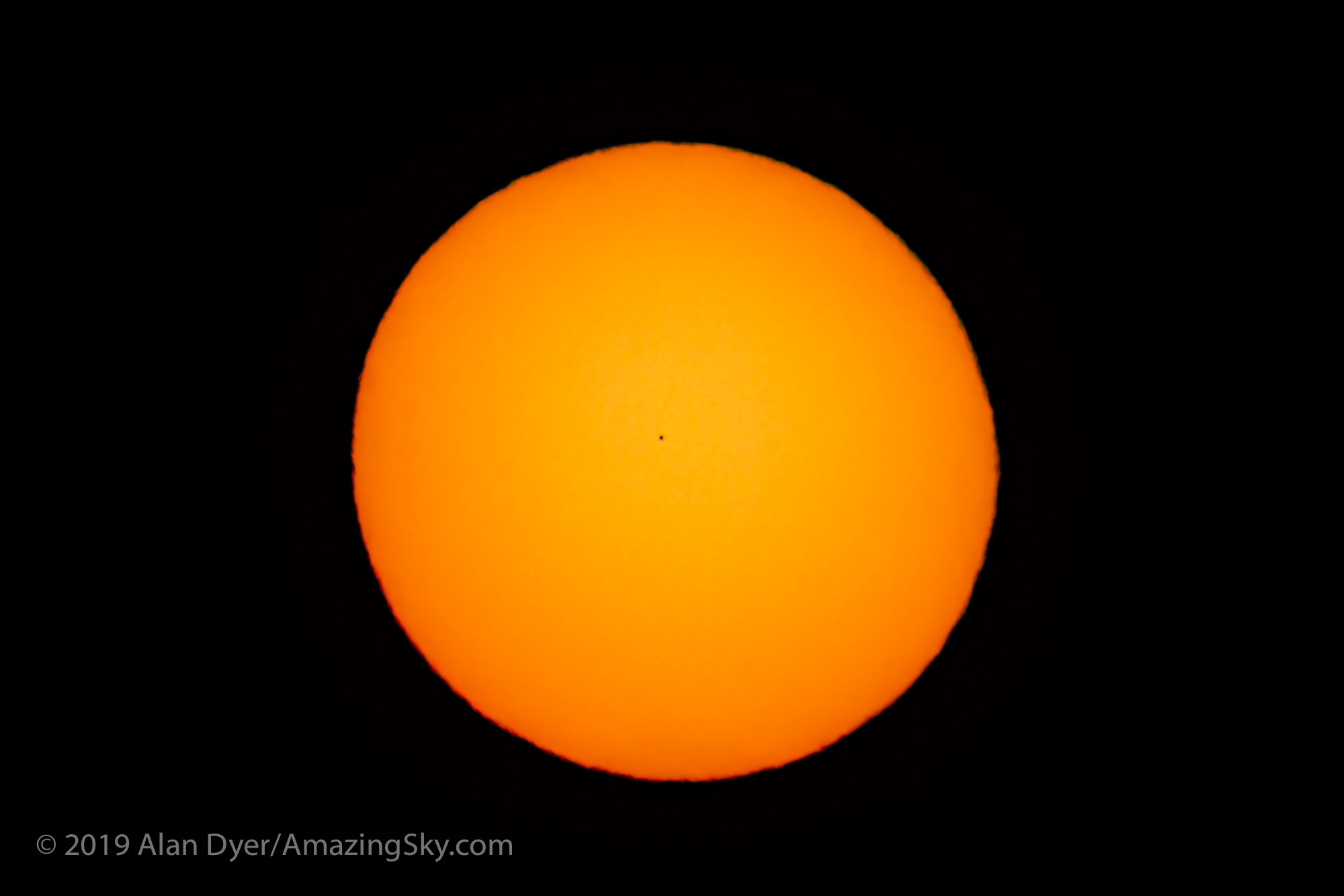 Mercury at Mid-Transit (November 11, 2019)