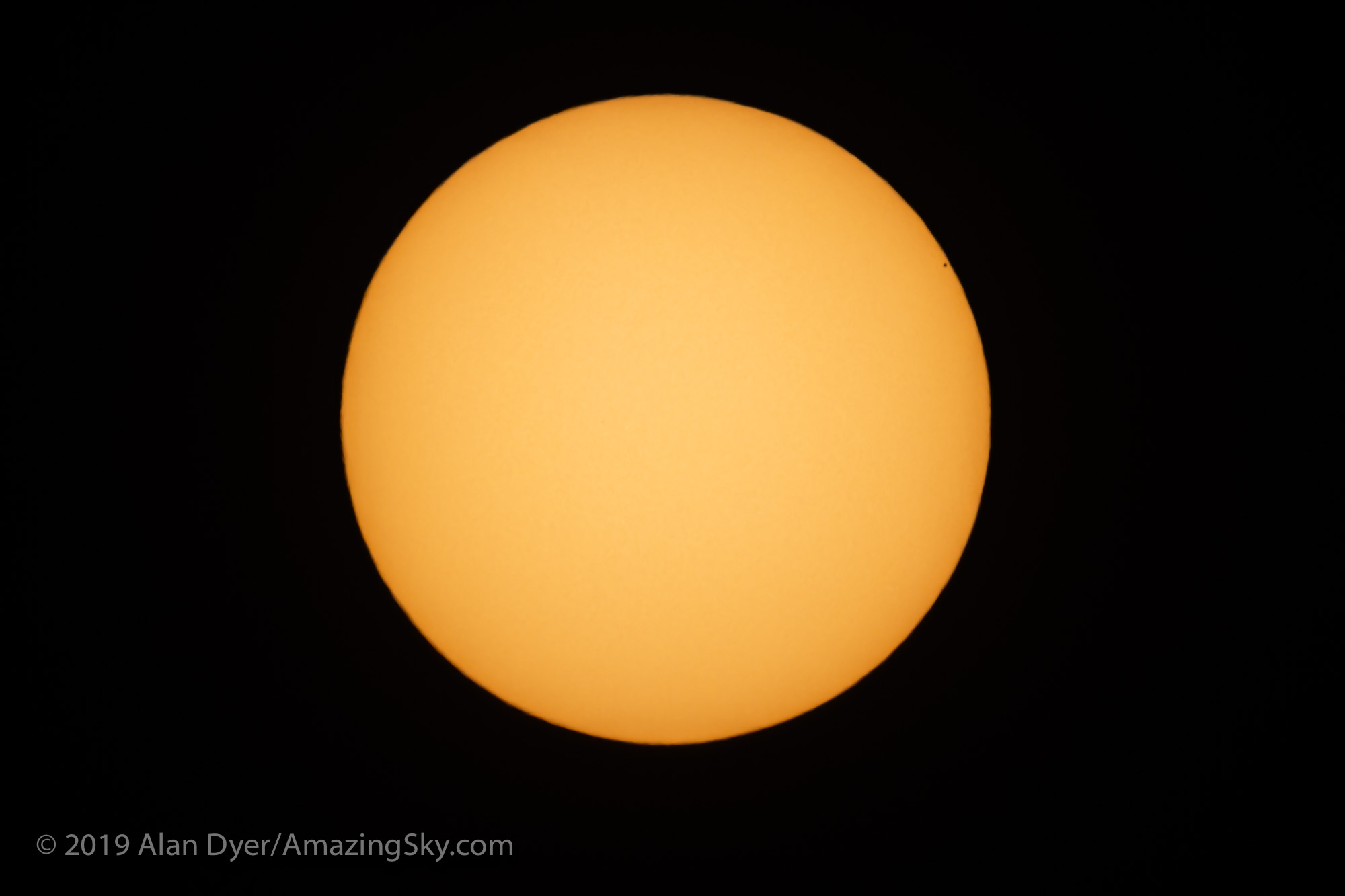 The Transit of Mercury Across the Sun (11 am MST)