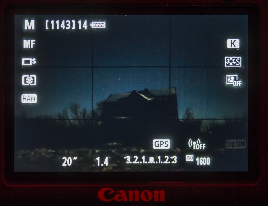 Canon 6D Live View Wide