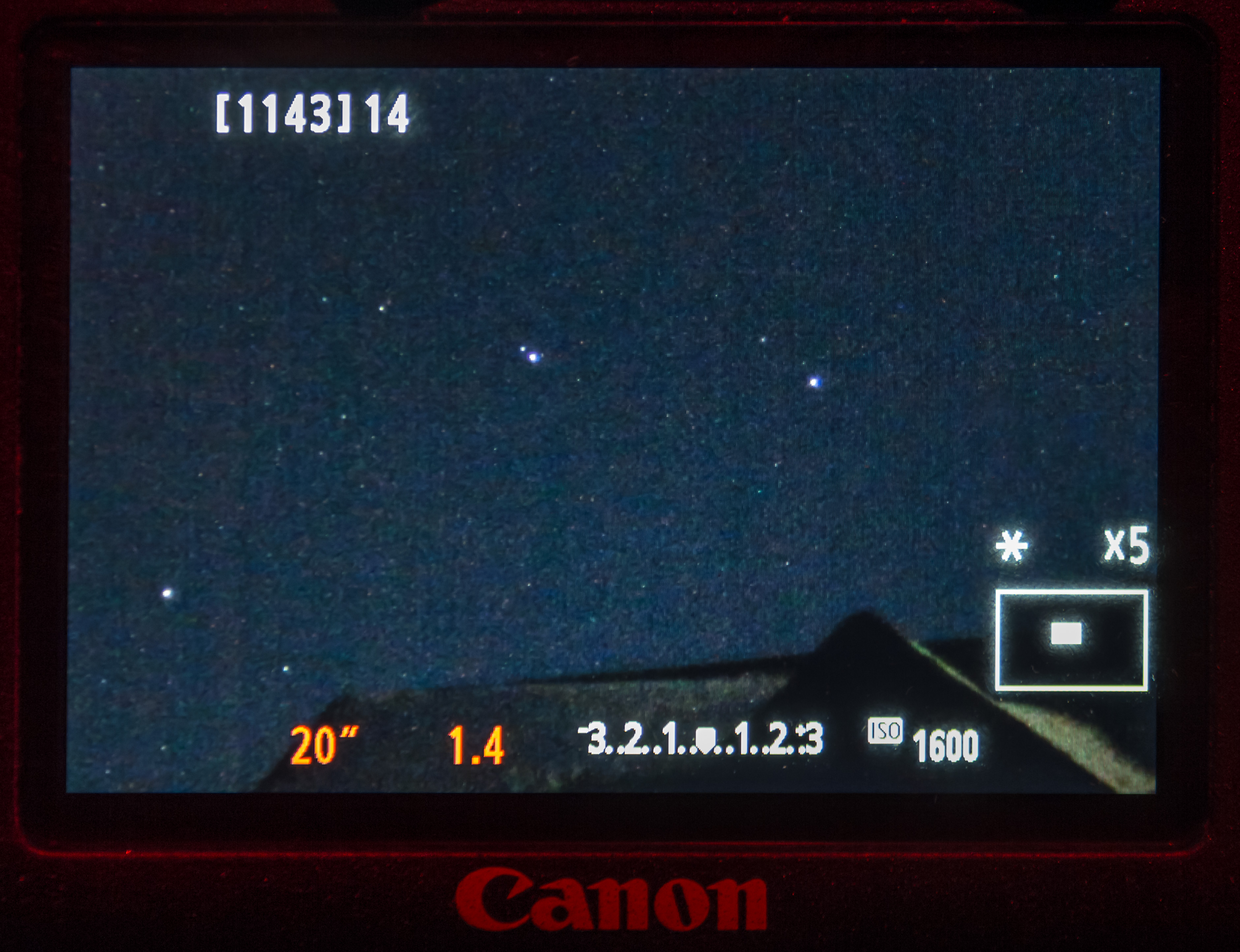 Canon 6D Live View Zoom5x
