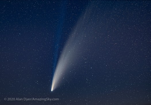 Comet NEOWISE Close-Up (July 15, 2020)